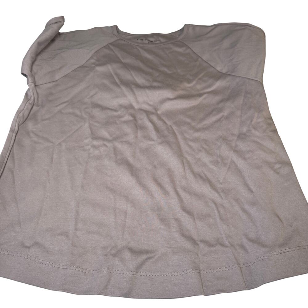 Martha Stewart Womens Gray Long Sleeve Knit Tunic Top - Picture 3 of 6